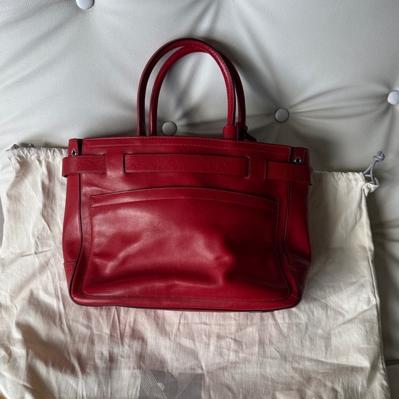 NWOT Reed Krakoff Boxer Tote Red Leather - Picture 3 of 11